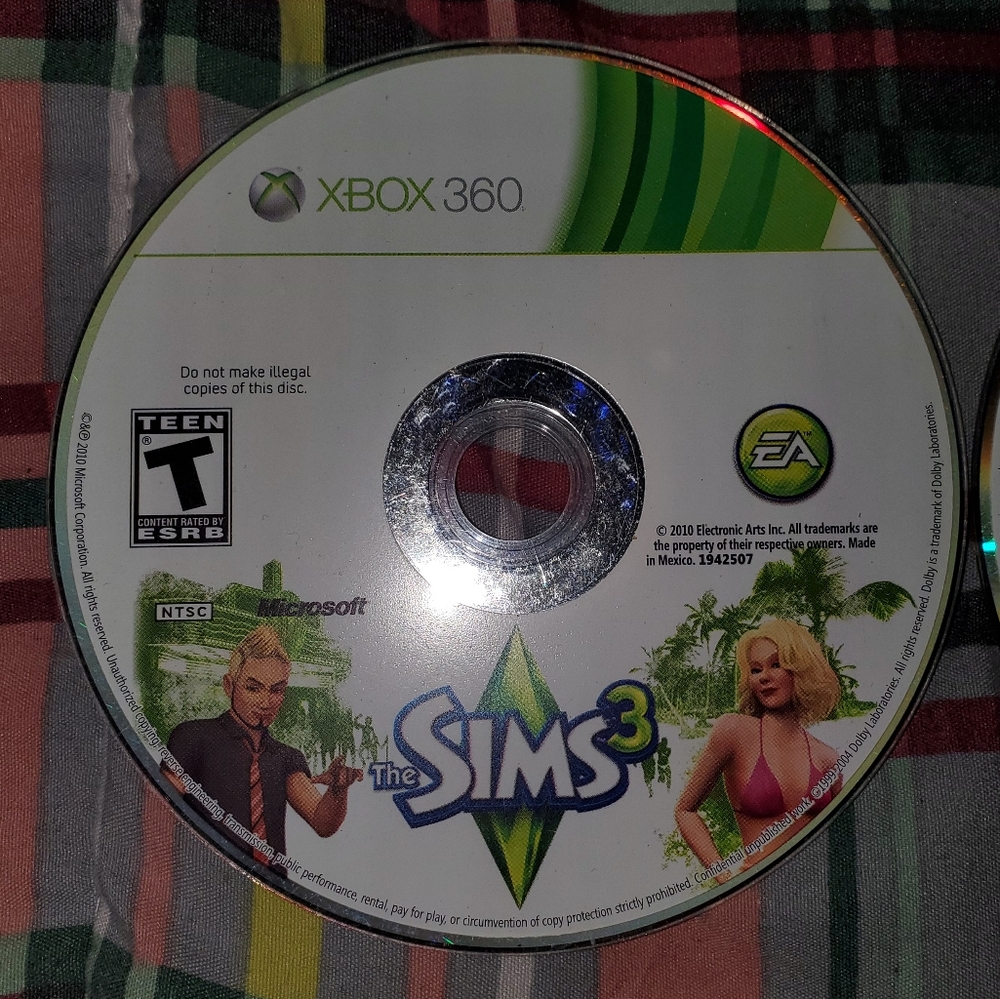 🥳 HPx3 🥳 5 for $25 | Xbox 360 The Sims 3 and The Sims 3 Pets EA - UNTESTED - Picture 3 of 9